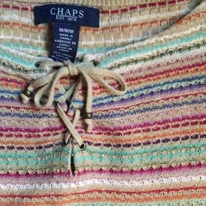 Chaps color sleeveless top
